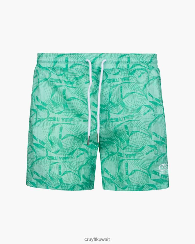 Cruyff أخضر رجال شورت سباحة رامير 95٪ بوليستر 5٪ ايلاستين Z02JN894 السراويل القصيرة