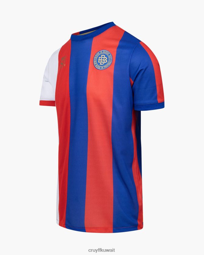 Cruyff X Blood In Blood Out أبيض / أحمر رجال 75 El Flaco قميص Z02JN616 تي شيرت