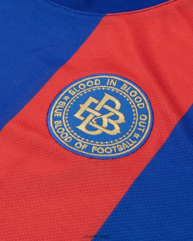 Cruyff X Blood In Blood Out أبيض / أحمر رجال 75 El Flaco قميص Z02JN616 تي شيرت