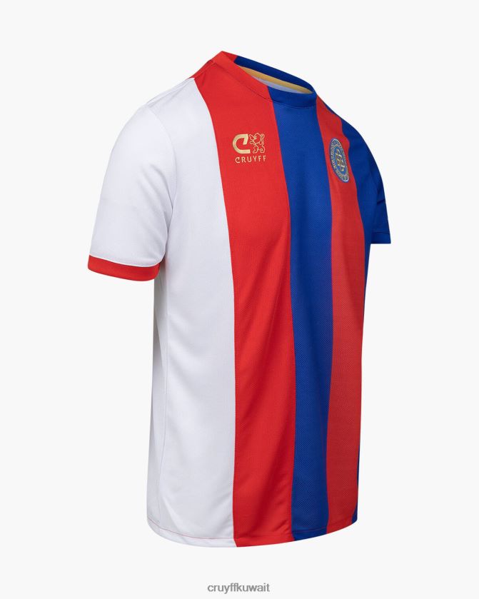 Cruyff X Blood In Blood Out أبيض / أحمر مبتدئ 75 El Flaco قميص Z02JN617 تي شيرت