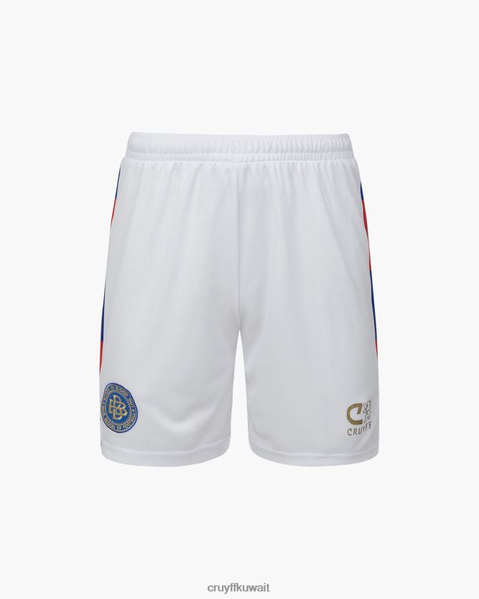 Cruyff X Blood In Blood Out أبيض / أحمر مبتدئ 75 شورت فلاكو Z02JN618 السراويل القصيرة