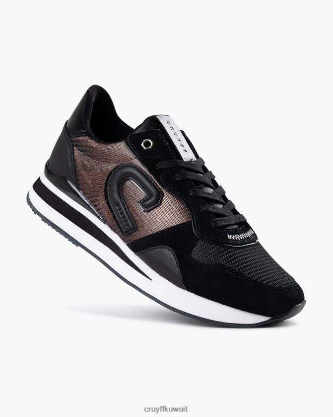Cruyff أسود / وردي نحيف باركرونر لوكس Z02JN1002 أحذية رياضية