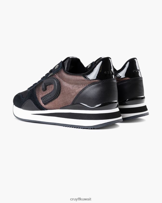 Cruyff أسود / وردي نحيف باركرونر لوكس Z02JN1002 أحذية رياضية