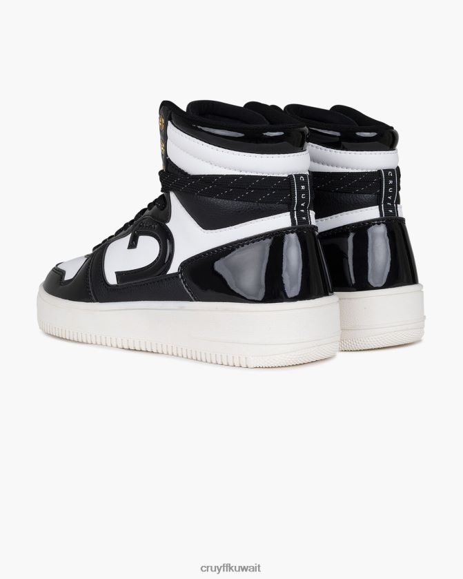 Cruyff أسود / أبيض نحيف كامبو عالية لوكس Z02JN1006 أحذية رياضية