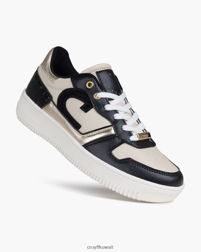 Cruyff أسود / برونزي نحيف كامبو منخفض لوكس Z02JN1014 أحذية رياضية