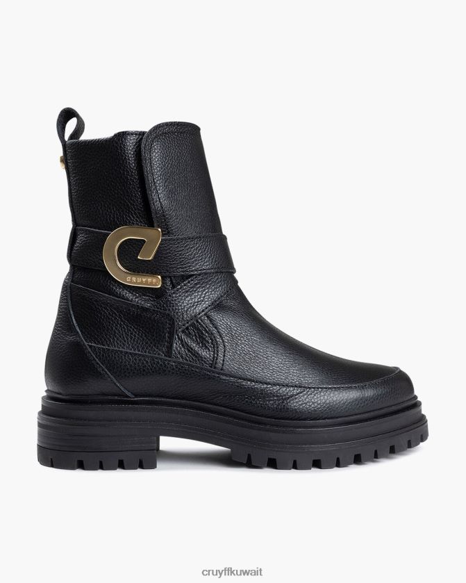 Cruyff أسود نحيف حزام بليك Z02JN1016 أحذية