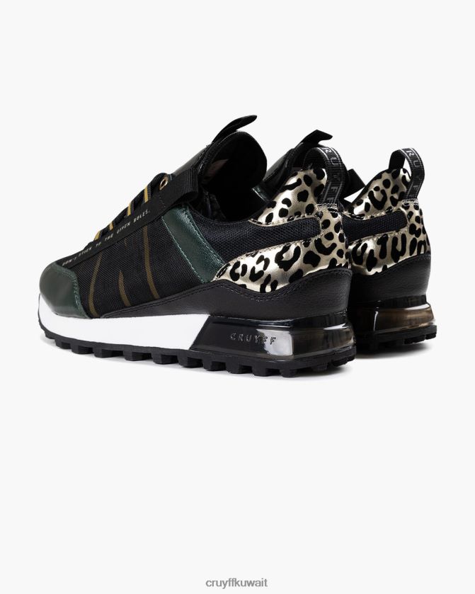 Cruyff أخضر / أسود نحيف الخوف Z02JN1022 أحذية رياضية