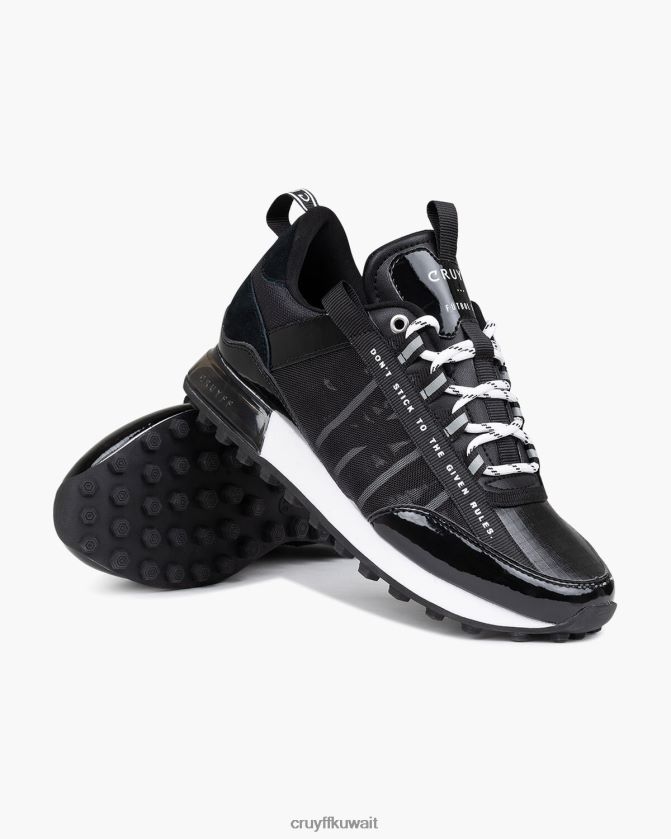 Cruyff أسود نحيف الخوف Z02JN1033 أحذية رياضية