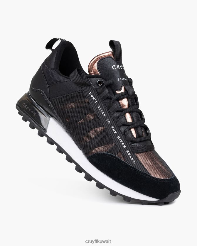 Cruyff أسود / وردي نحيف الخوف Z02JN1034 أحذية رياضية