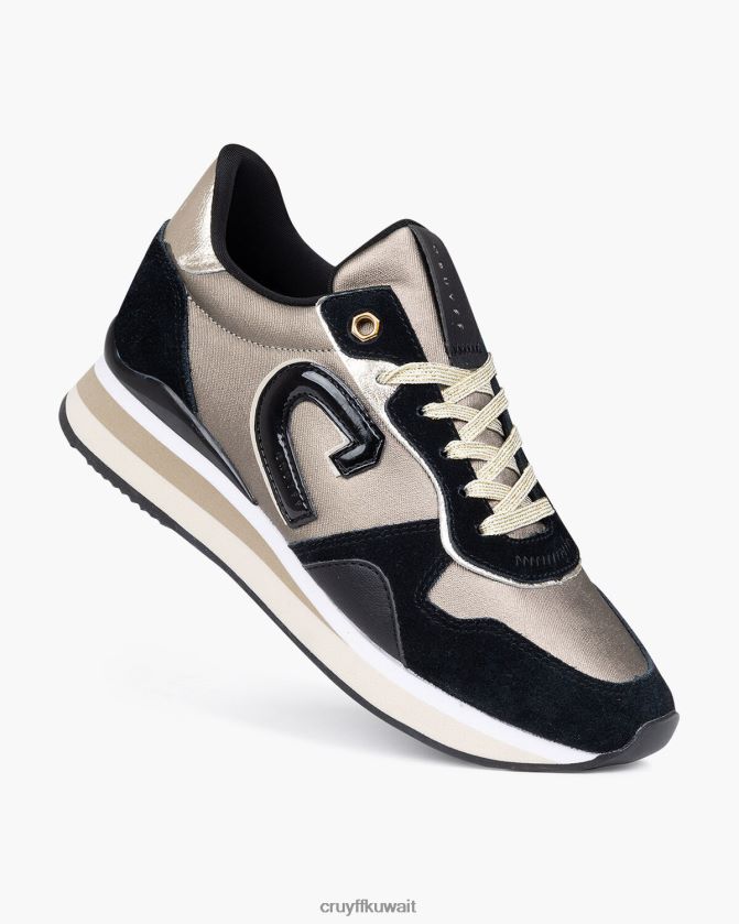 Cruyff أسود / بني نحيف باركرونر لوكس Z02JN1037 أحذية رياضية