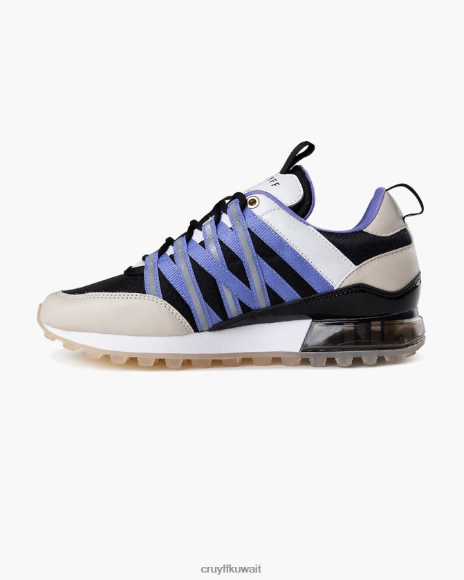 Cruyff كريم / أسود / بنفسجي نحيف الخوف Z02JN1038 أحذية رياضية