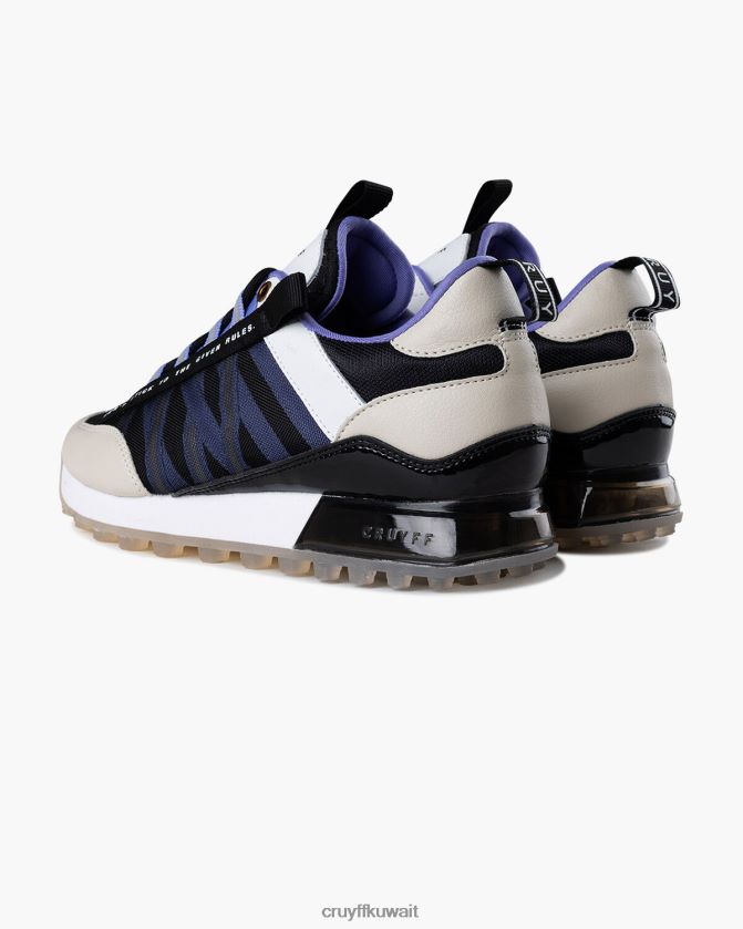 Cruyff كريم / أسود / بنفسجي نحيف الخوف Z02JN1038 أحذية رياضية