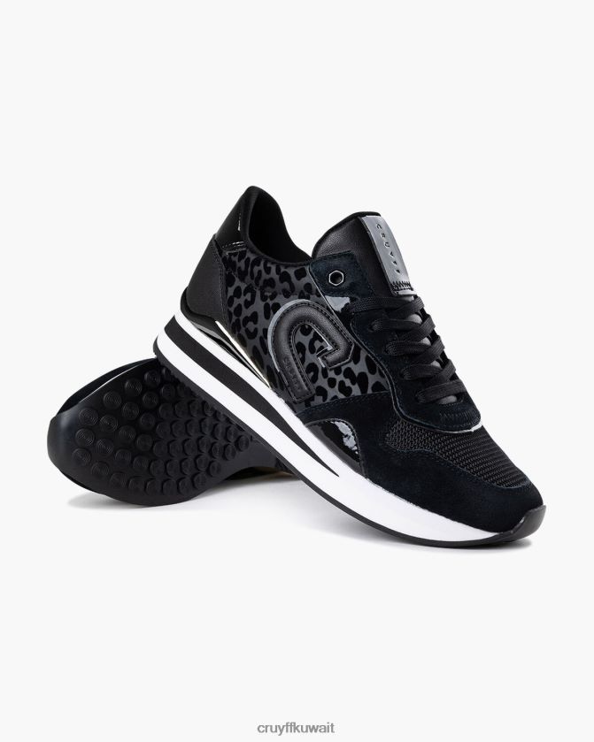 Cruyff أسود نحيف باركرونر لوكس Z02JN1042 أحذية رياضية
