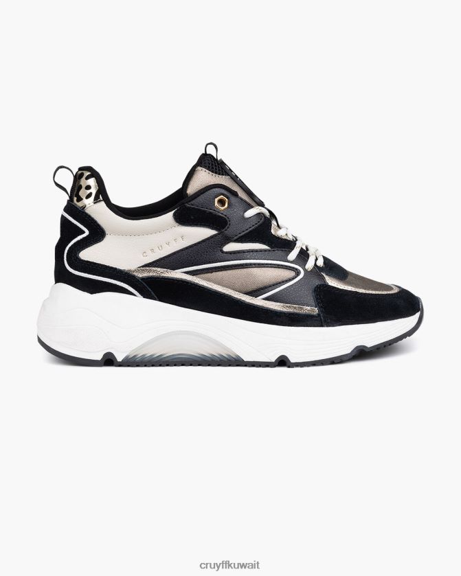 Cruyff أسود / بني نحيف مدينة بولد Z02JN1044 أحذية رياضية