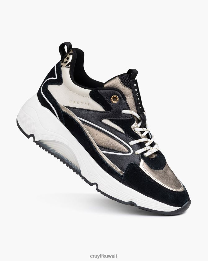 Cruyff أسود / بني نحيف مدينة بولد Z02JN1044 أحذية رياضية