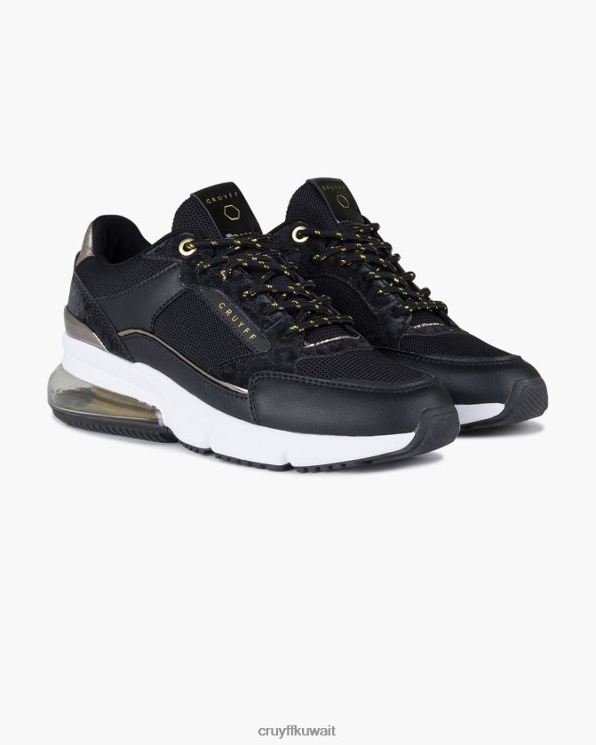Cruyff أسود نحيف الماس Z02JN1046 أحذية رياضية