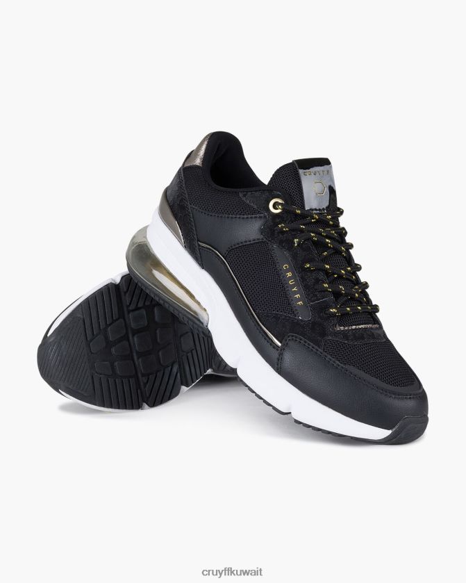 Cruyff أسود نحيف الماس Z02JN1046 أحذية رياضية