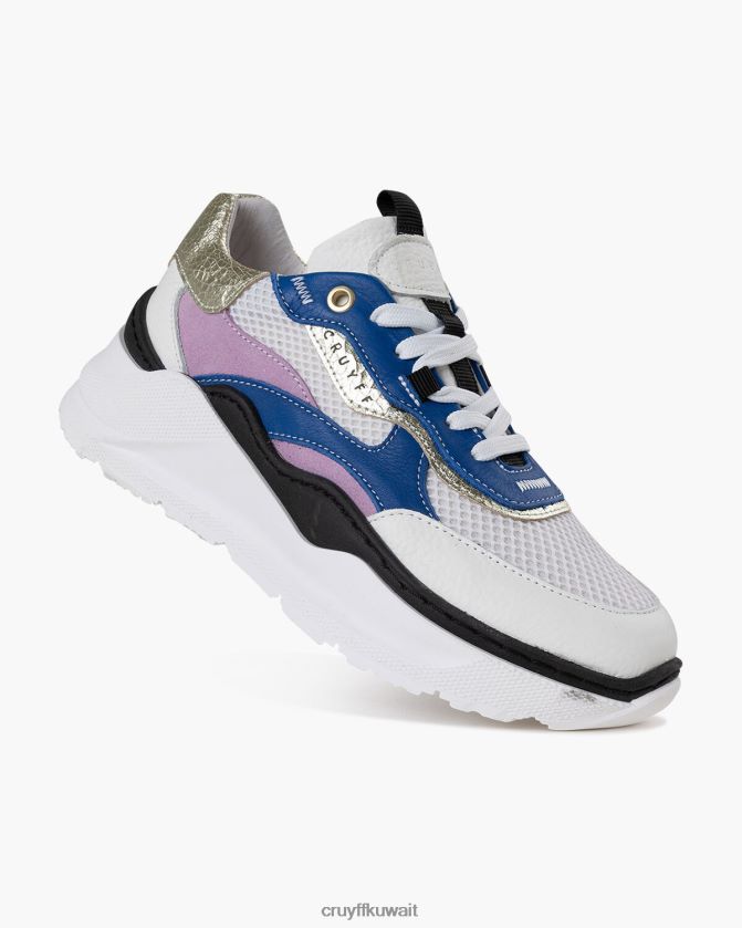 Cruyff ابيض ازرق نحيف روانا بولد Z02JN1051 أحذية رياضية