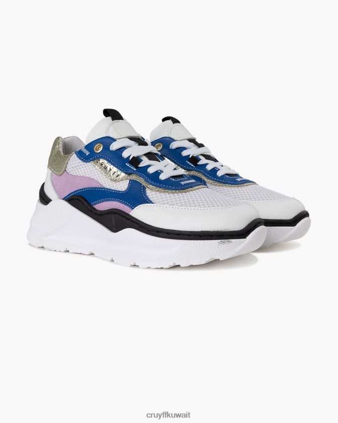 Cruyff ابيض ازرق نحيف روانا بولد Z02JN1051 أحذية رياضية