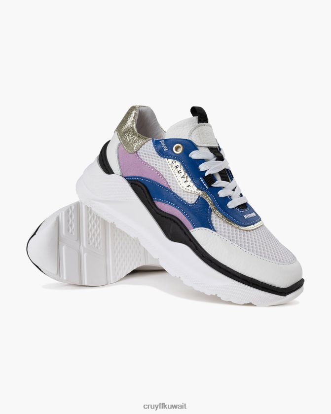 Cruyff ابيض ازرق نحيف روانا بولد Z02JN1051 أحذية رياضية