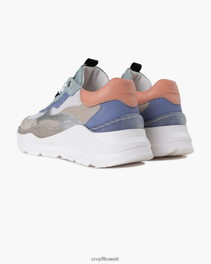 Cruyff أبيض فضي نحيف روانا بولد Z02JN1053 أحذية رياضية