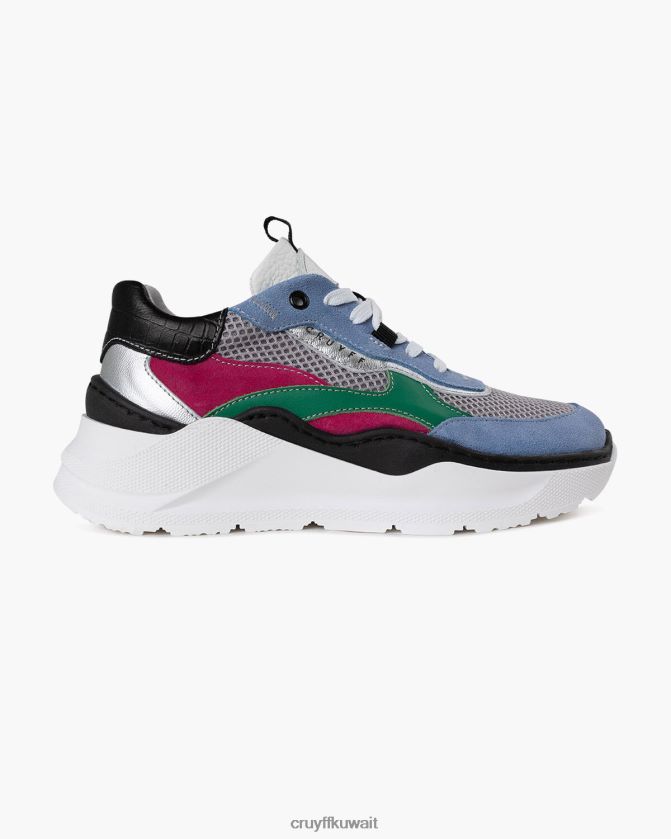 Cruyff أزرق رمادي نحيف روانا بولد Z02JN1054 أحذية رياضية