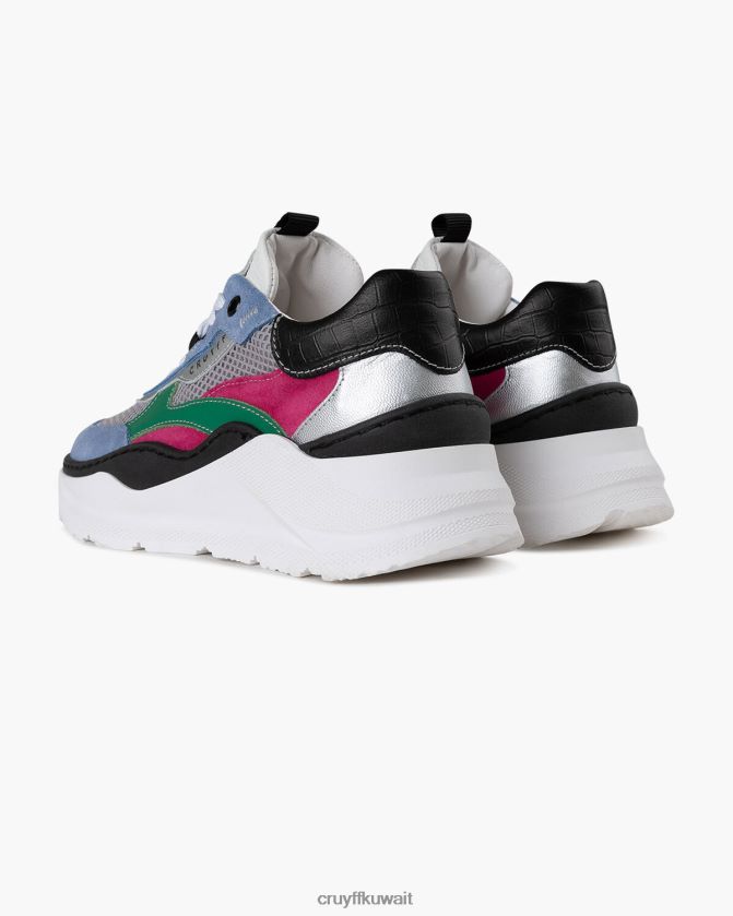 Cruyff أزرق رمادي نحيف روانا بولد Z02JN1054 أحذية رياضية