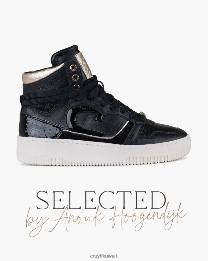 Cruyff أسود نحيف كامبو عالية لوكس Z02JN1069 أحذية رياضية