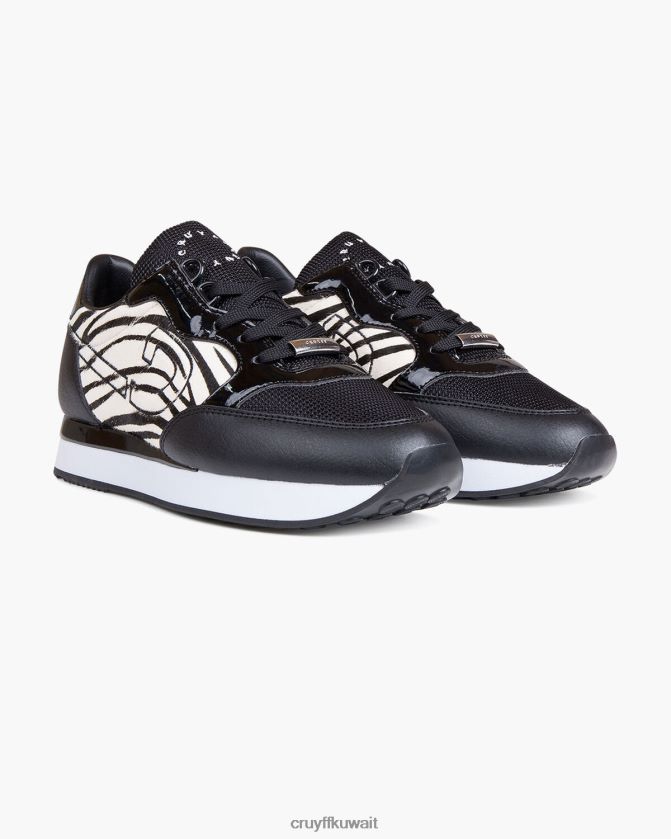 Cruyff أسود / أبيض نحيف باركرونر Z02JN1073 أحذية رياضية