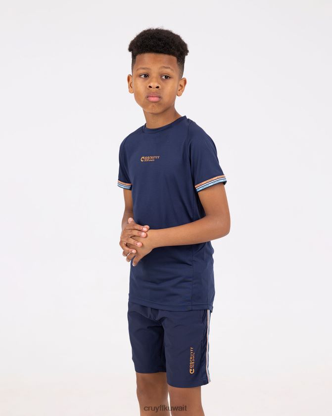 Cruyff الأزرق الملكي مبتدئ حافر قمزة Z02JN1084 تي شيرت