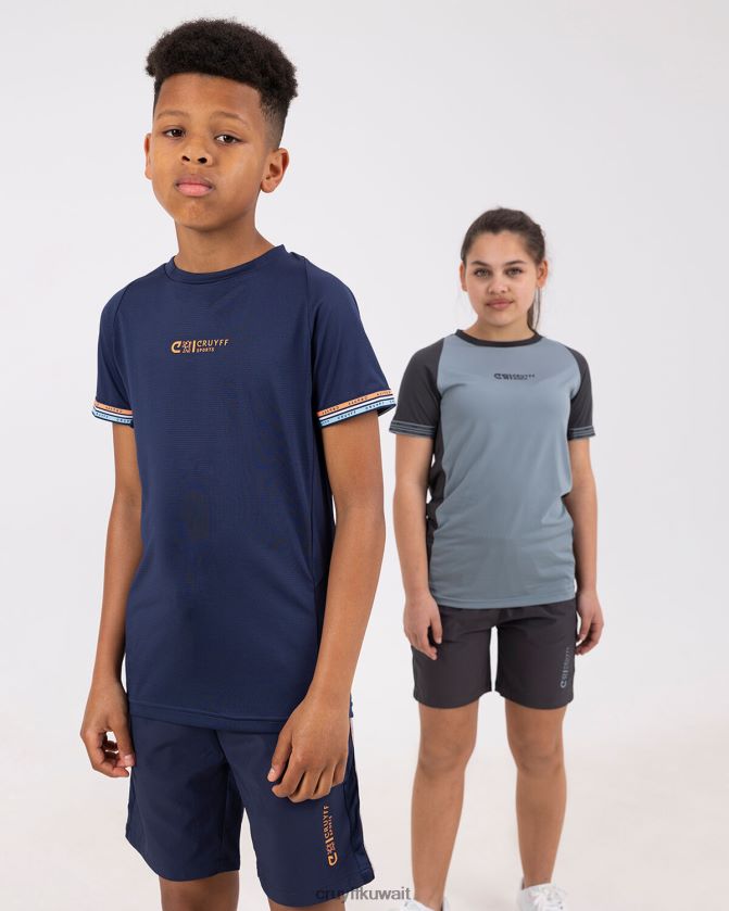 Cruyff الأزرق الملكي مبتدئ حافر قمزة Z02JN1084 تي شيرت