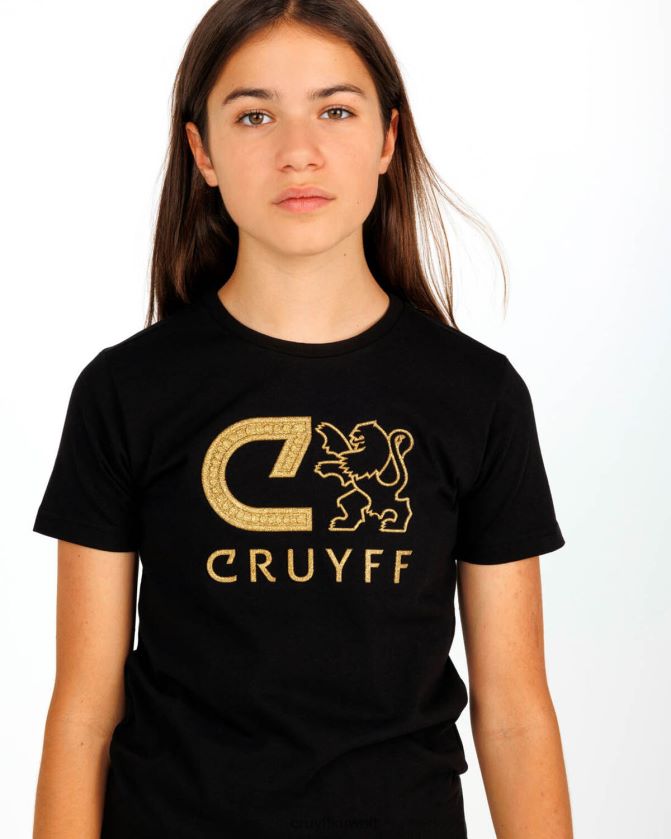 Cruyff أسود مبتدئ جريئة قمزة Z02JN1130 تي شيرت