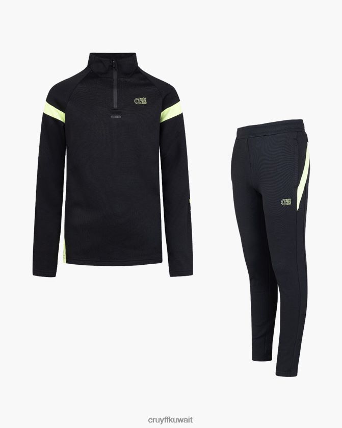 Cruyff أسود / أخضر مبتدئ بدلة زاوية Z02JN1135 بدلة