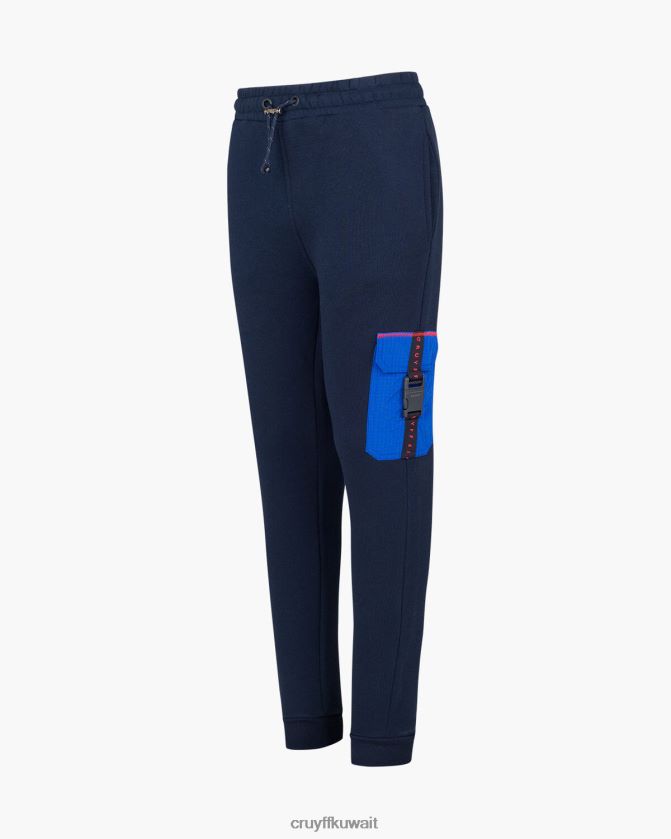 Cruyff الأزرق الداكن مبتدئ بدلة مجز رقبة مستديرة Z02JN1157 بدلة