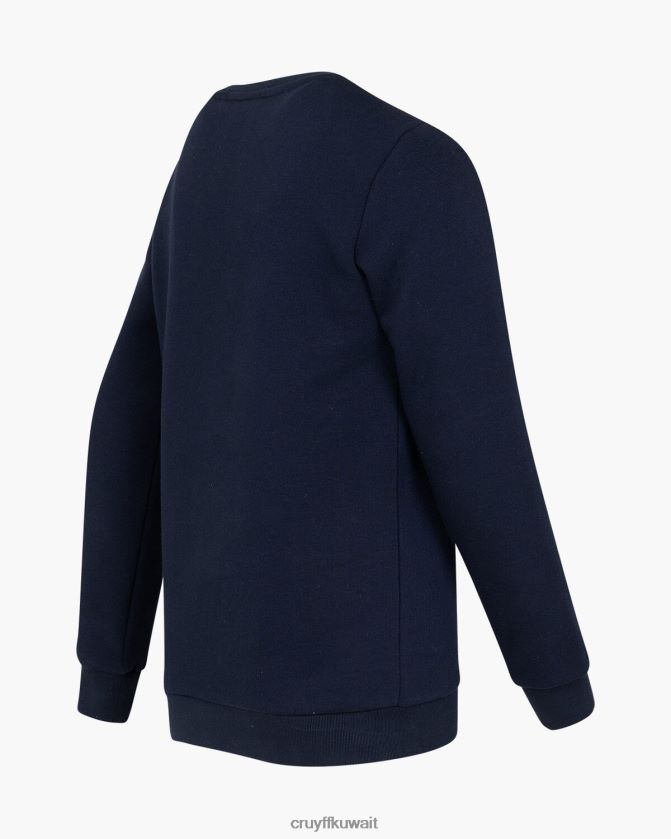 Cruyff الأزرق الداكن مبتدئ بدلة مجز رقبة مستديرة Z02JN1157 بدلة