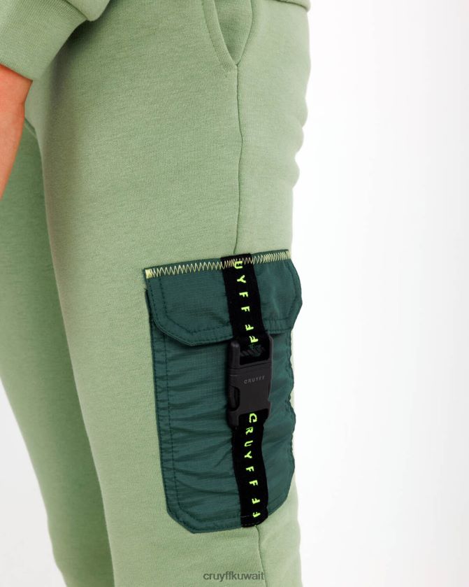 Cruyff أخضر مبتدئ بدلة مجز رقبة مستديرة Z02JN1158 بدلة