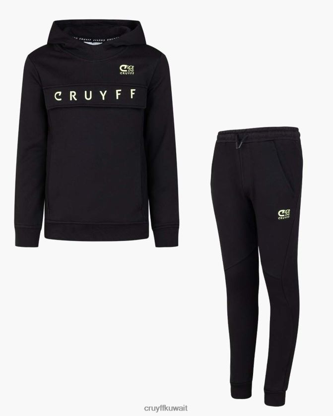 Cruyff أسود / أخضر مبتدئ بدلة رانكا Z02JN1159 بدلة