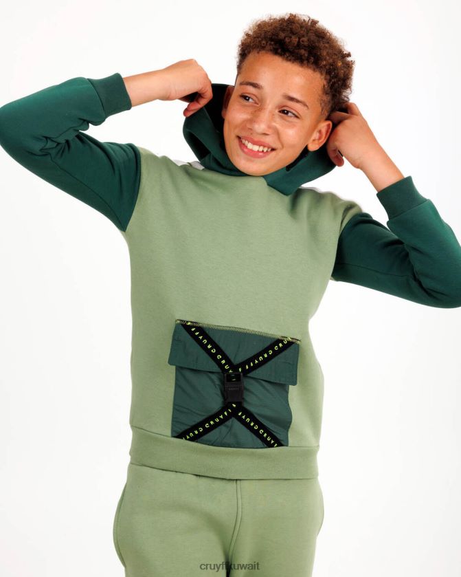 Cruyff أخضر مبتدئ غطاء بدلة مجز Z02JN1163 بدلة