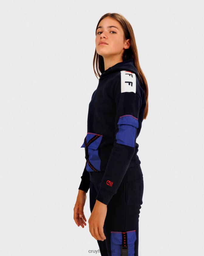 Cruyff القوات البحرية مبتدئ هوديي المقص Z02JN1172 زُنط