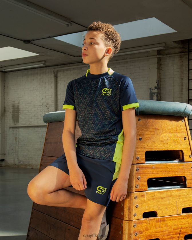 Cruyff البحرية / الأصفر مبتدئ بدلة العدو Z02JN1194 بدلة