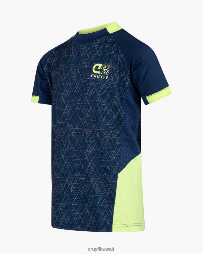Cruyff البحرية / الأصفر مبتدئ بدلة العدو Z02JN1194 بدلة