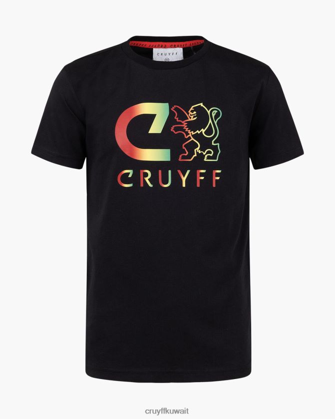 Cruyff أصفر مسود رجال الأساسية نقطة الإنطلاق Z02JN1208 تي شيرت