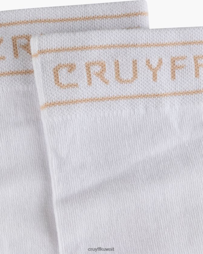 Cruyff ذهب ابيض للجنسين جورب مخطط Z02JN1248 جوارب