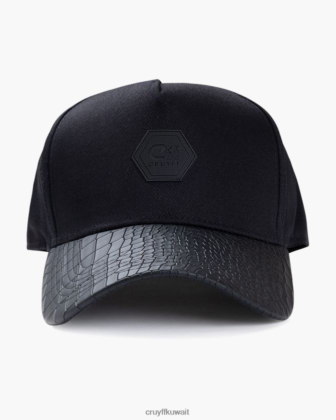 Cruyff أسود للجنسين ثعبان سائق الشاحنة Z02JN1266 قبعة