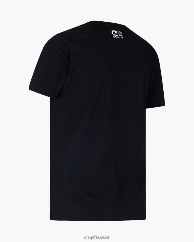 Cruyff أسود رجال ملعب تي Z02JN1311 تي شيرت