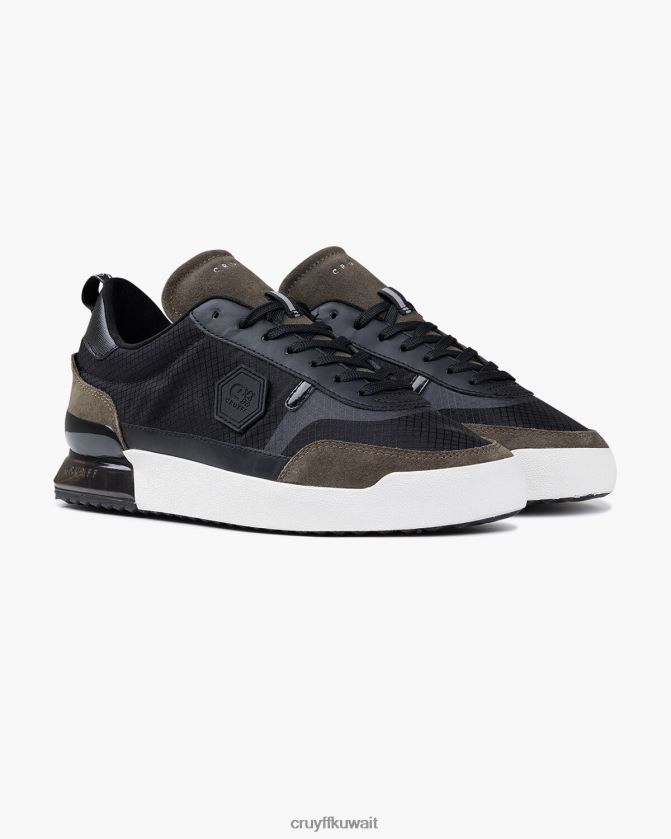 Cruyff أسود / أخضر رجال كونترا Z02JN1314 أحذية رياضية
