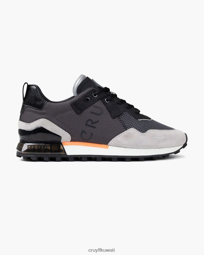 Cruyff رمادي / برتقالي رجال سوبربيا Z02JN1320 أحذية رياضية