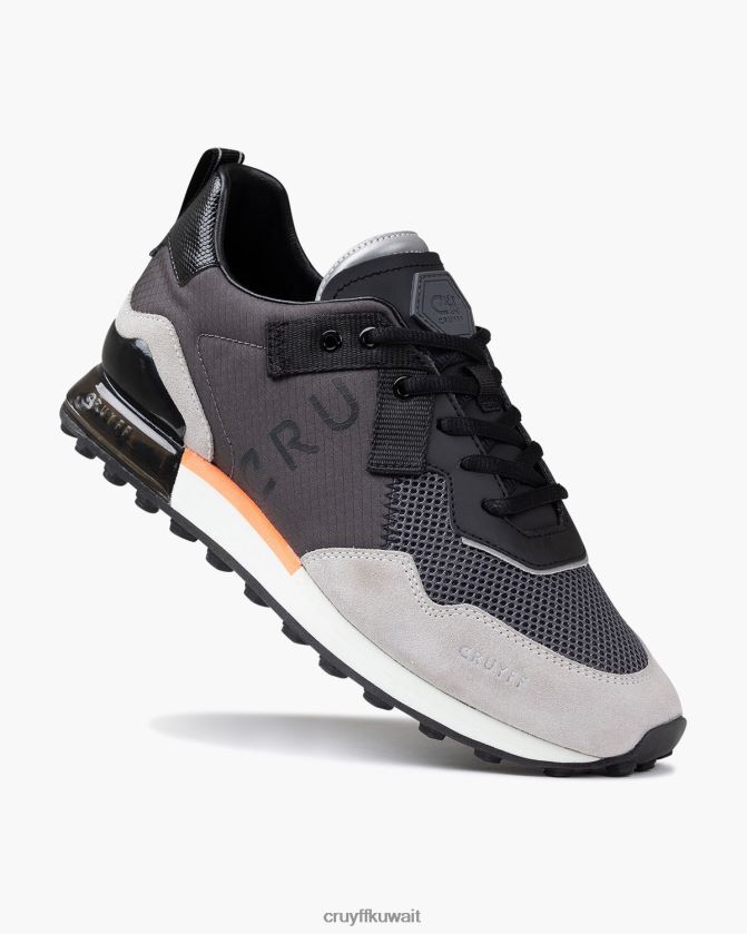 Cruyff رمادي / برتقالي رجال سوبربيا Z02JN1320 أحذية رياضية