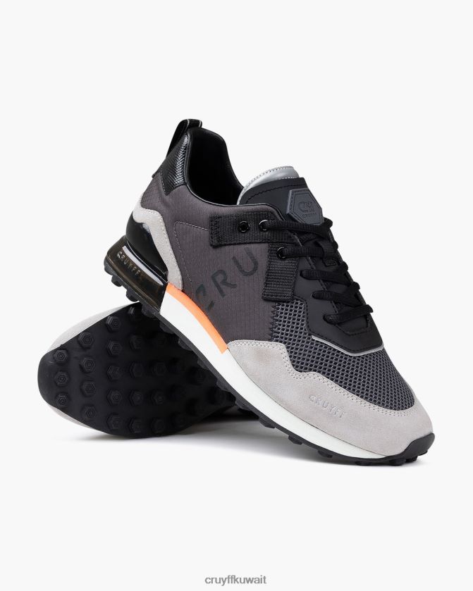 Cruyff رمادي / برتقالي رجال سوبربيا Z02JN1320 أحذية رياضية