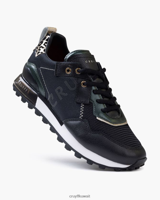 Cruyff أسود / أخضر نحيف سوبربيا Z02JN1323 أحذية رياضية